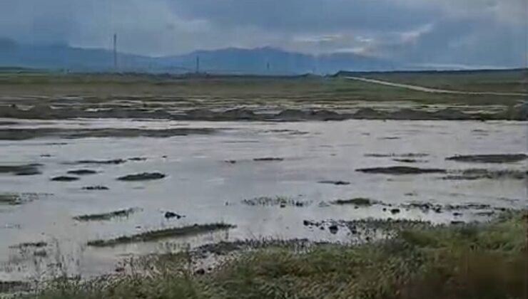Günyüzü’de aşırı yağış sonucunda sel meydana geldi