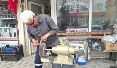 Hisarcık’ta bıçakçıların yoğun mesaisi