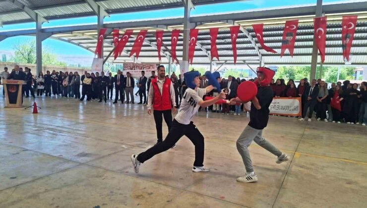 Hisarcık’ta geleneksel matrak oyunu büyük ilgi gördü