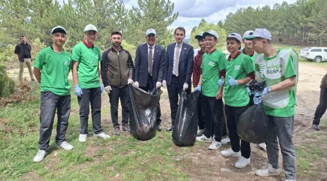 Hisarcık’ta orman yangınlarının önlenmesine yönelik “Orman Benim” etkinliği
