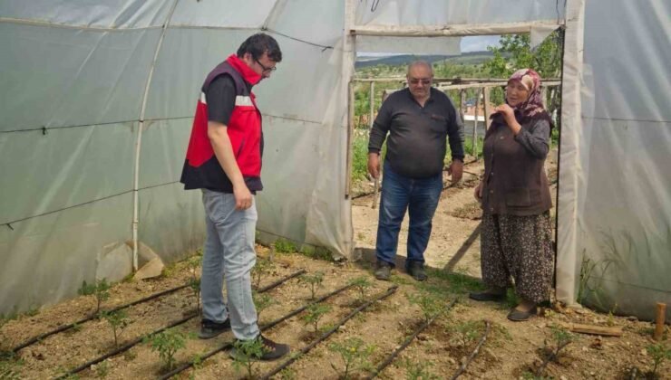 Hisarcık’ta üreticiler sebze yetiştiriciliği konusunda bilgilendirildi