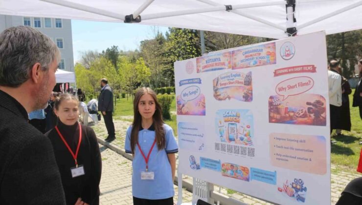 İmam Hatipli öğrenciler projelerini Arapça ve İngilizce olarak tanıttı