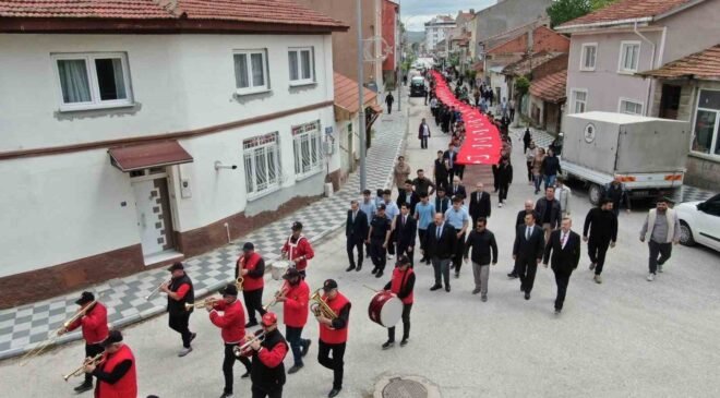 İnönü’de 107. Yıl Gençlik Yürüyüşü düzenlendi