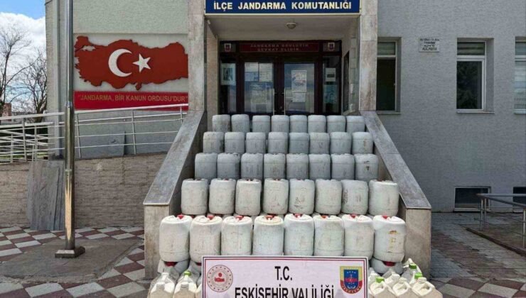 Jandarma 2 bin 270 litre sahte sıvı gübre ele geçirildi