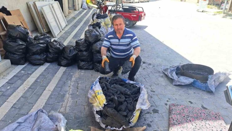 Kurban Bayramı yaklaştı, Hisarcık’ta mangal kömürü satışları arttı