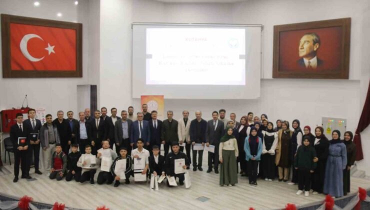 Kütahya geneli Kur’an-ı Kerim okuma yarışması tamamlandı