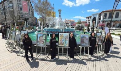 Kütahya ve Sakarya’dan öğrenciler aynı sergide buluştu