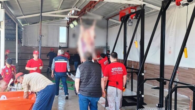 Kütahya’da geçici kurban kesim yerlerine yönelik denetimler sürüyor
