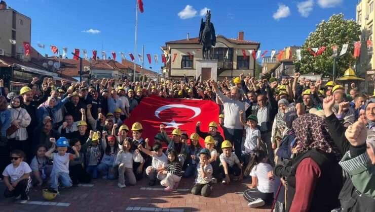 Kütahya’da maden işçilerinden maaş farkı eylemi