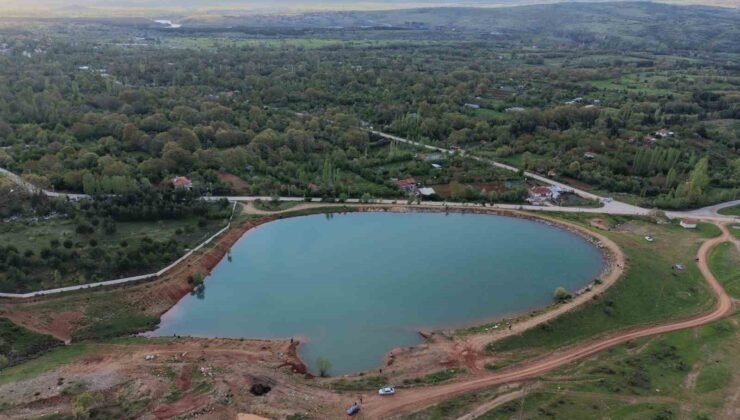 Kütahya’da yağış bereketi gölete yansıdı
