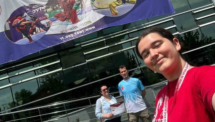 Kütahya’nın Wushu Sanda’daki ilk Türkiye derecesi Pazarlar Spor Lisesi’nden