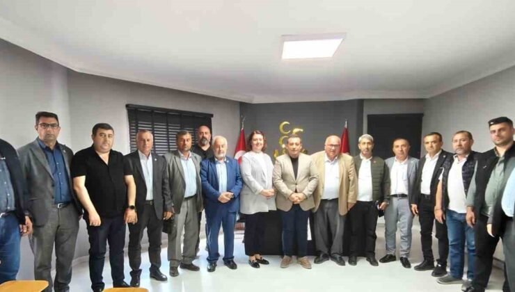 MHP İl Başkanı Özkan muhtarlarla bir araya geldi
