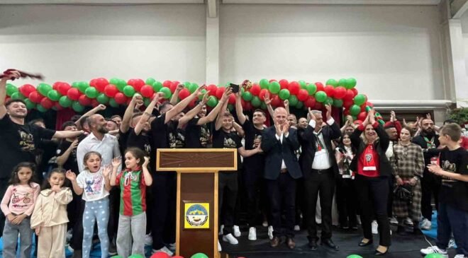 Osmanelispor’dan şampiyonluk kutlaması