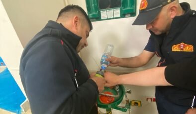Parmağına yüzük sıkışan vatandaşın imdadına itfaiye ekipleri yetişti