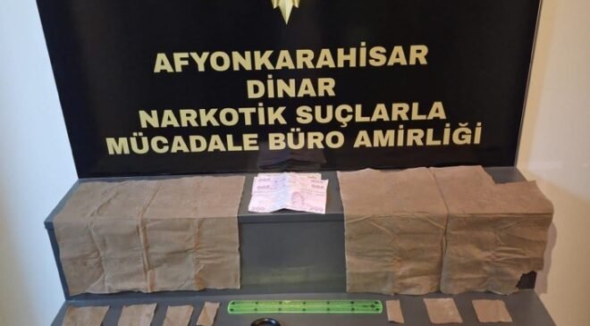 Peçeteye emdirilmiş uyuşturucuyla yakalanan şahıs tutuklandı