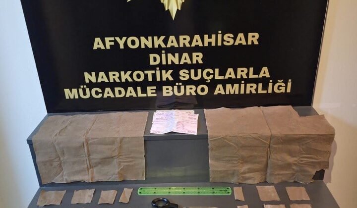 Peçeteye emdirilmiş uyuşturucuyla yakalanan şahıs tutuklandı