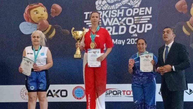 Sandıklılı sporcudan Kick Boks Kupası’nda büyük başarı