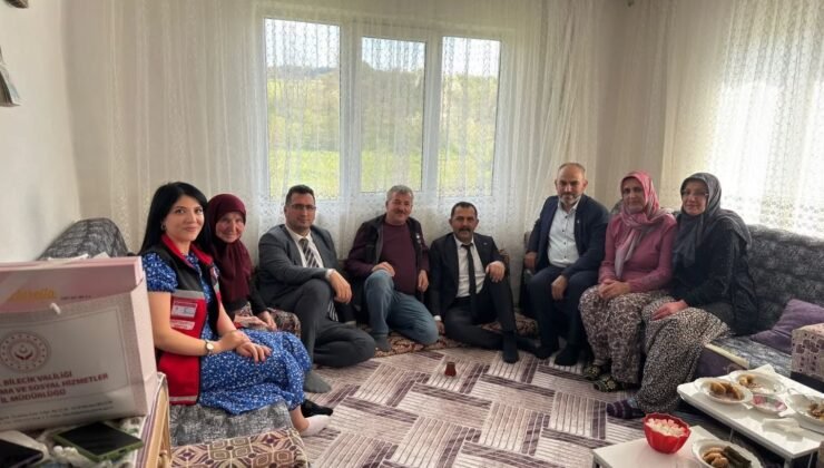 Şehit ailesine anlamlı ziyaret