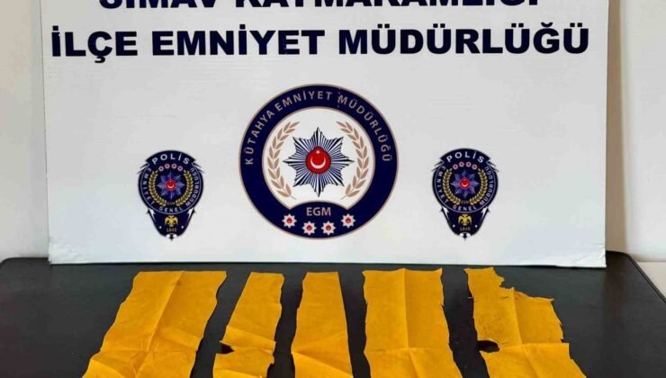 Simav’da uyuşturucu operasyonu: 3 gözaltı