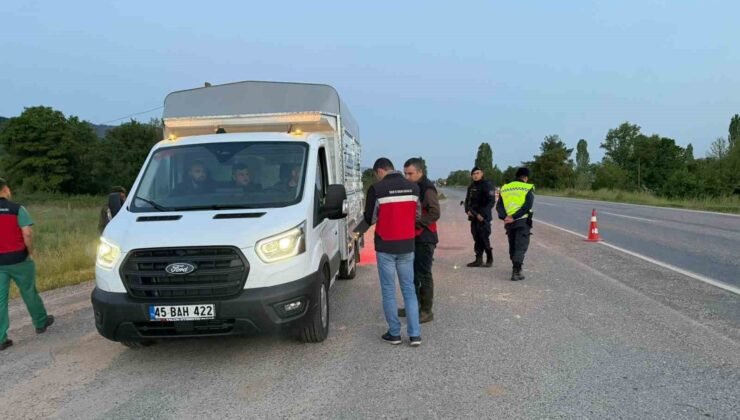 Simav’da yol kontrol faaliyeti