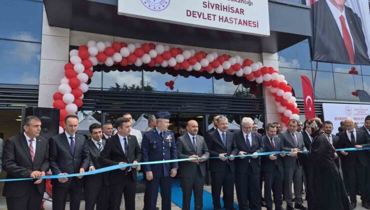 Sivrihisar Devlet Hastanesi, düzenlenen törenle açıldı