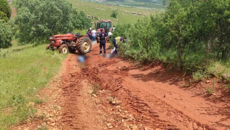 Traktörün devrildiği kazada biri çocuk 2 kişi hayatını kaybetti