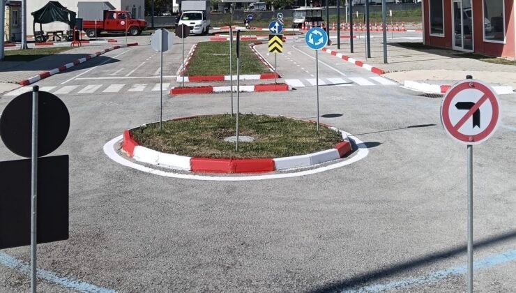Uşak Çocuk Trafik Eğitim Parkı yenileniyor