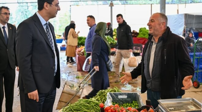 Vali Kartal, Sigorta Semt Pazarını ziyaret etti