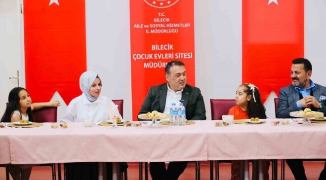 Vali Sözer ve eşi Zeynep Sözer bayramda çocuklar ve hastalarla bir araya geldi