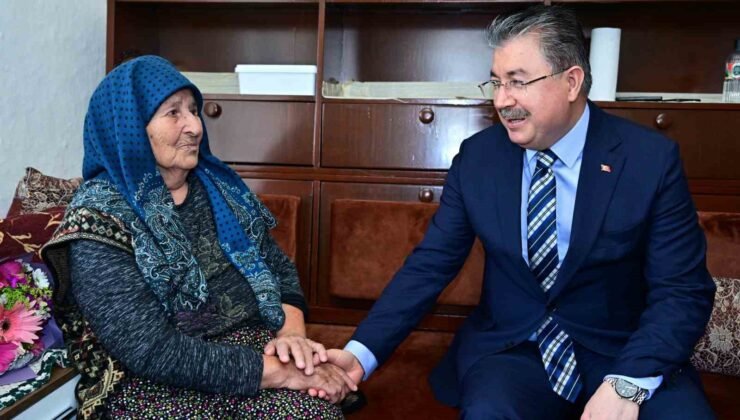 Vali Yılmaz’dan Ayşe teyzeye anlamlı ziyaret