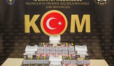 20 bin dolu makaron ele geçirildi, 1 şüpheli yakalandı