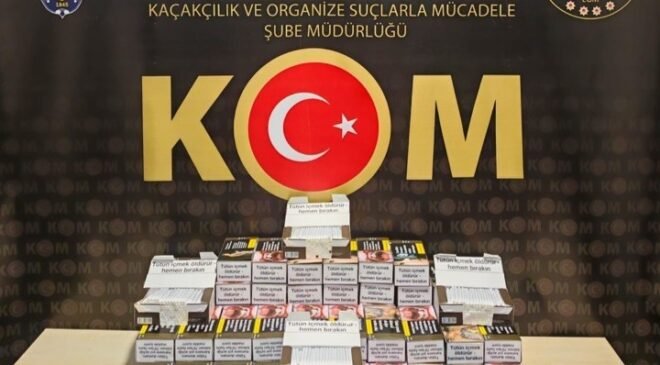 20 bin dolu makaron ele geçirildi, 1 şüpheli yakalandı