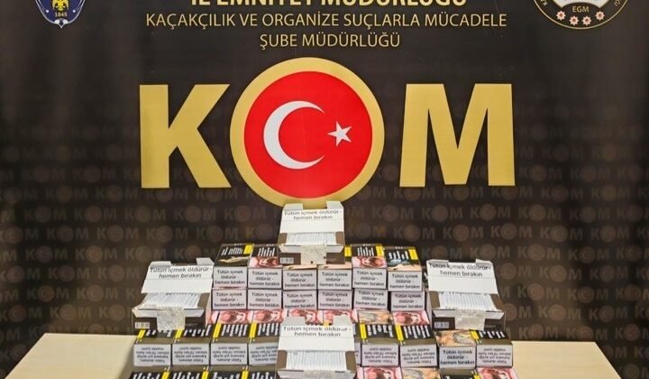 20 bin dolu makaron ele geçirildi, 1 şüpheli yakalandı