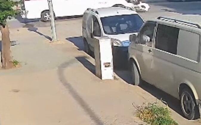 9 kişinin yaralandığı kazanın güvenlik kamerası görüntüleri ortaya çıktı