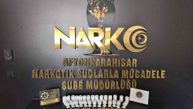Afyonkarahisar’da uyuşturucu operasyonu: 1 şüpheli tutuklandı