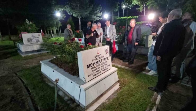Babalar Günü’nde Kütahya Tayyare Şehitliği’nde duygu dolu buluşma