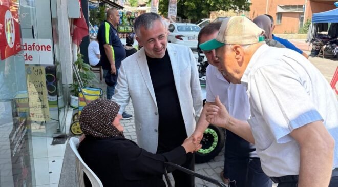 Başkan Yıldırım vatandaş ve esnafla buluştu
