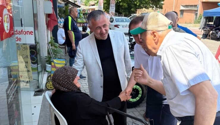 Başkan Yıldırım vatandaş ve esnafla buluştu