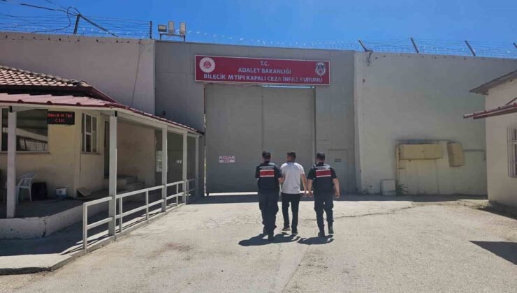 Bilecik’te 17 yıl 49 ay 37 gün hapis cezası bulunan şahıs kaçmaya çalıştığı sırada yakalandı