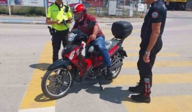 Bilecik’te 310 motosiklet sürücüsü kontrol edildi