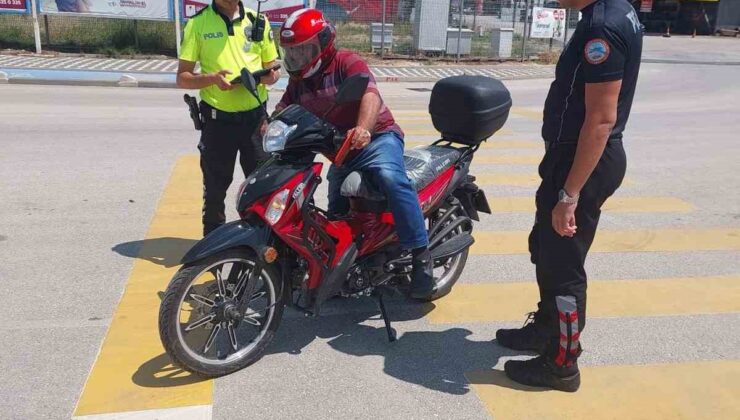 Bilecik’te 310 motosiklet sürücüsü kontrol edildi