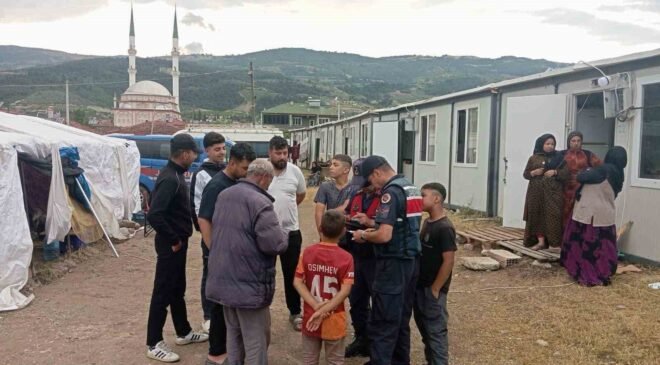 Bilecik’te mevsimlik işçilere jandarma denetimi