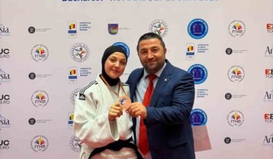 Bilecikli milli judocudan Balkan Şampiyonası’nda bronz madalya