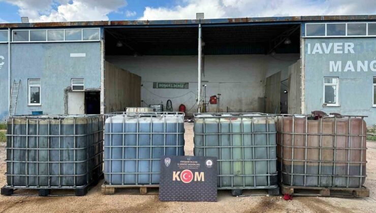 Eskişehir’de 23 bin 245 litre kaçak akaryakıt üreten şahıs yakalandı