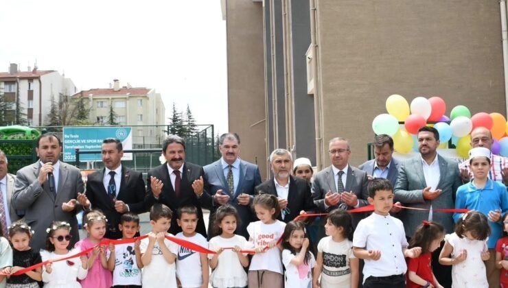 Eskişehir’de Kur’an kursu öğrencileri yeni spor tesislerine kavuştu