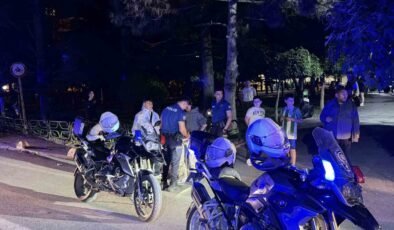 Eskişehir’de parkta alkol alan şahıslar arasında kavga