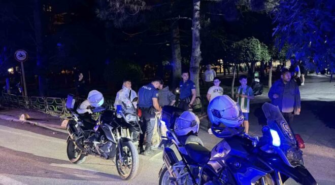 Eskişehir’de parkta alkol alan şahıslar arasında kavga
