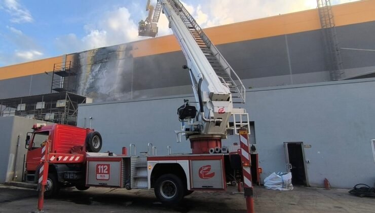 Eskişehir’de yalıtım fabrikasında yangın