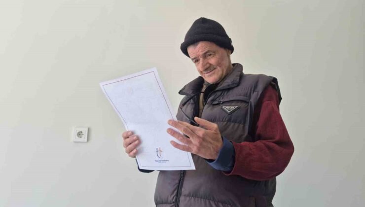 Evsiz kalan engelli vatandaş 6 aylık mücadelesinin ardından evine kavuştu