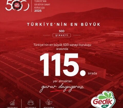 Gedik Piliç devler liginde 115. sırada yer aldı